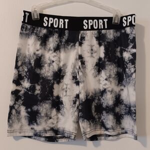 2 For 25$ SHEIN Black and White Sport Shorts